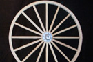 Large Decorator Wooden Wagon Wheels